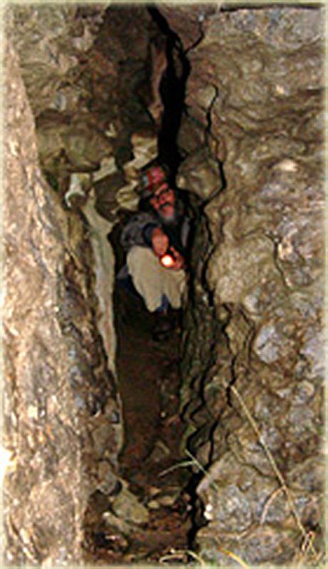 Peter in a cavelet,
Stanhope Dene